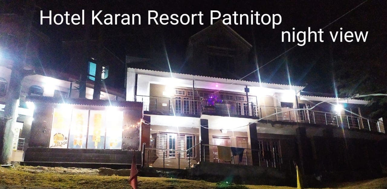 Karan Resort in the evening, Patnitop