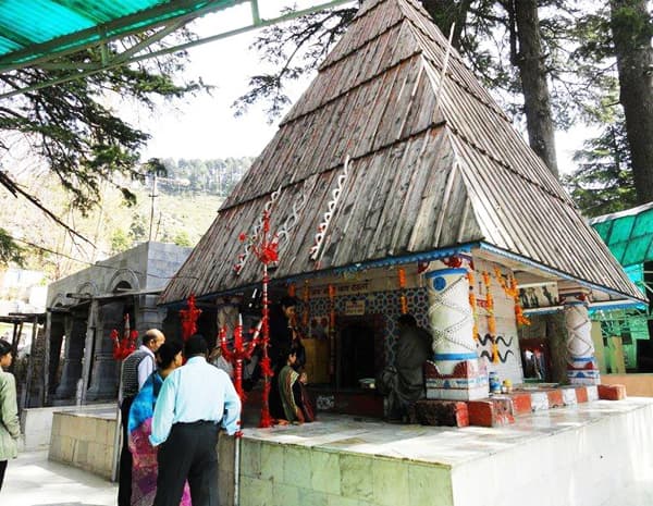 Naag Temple nestled among dense forests