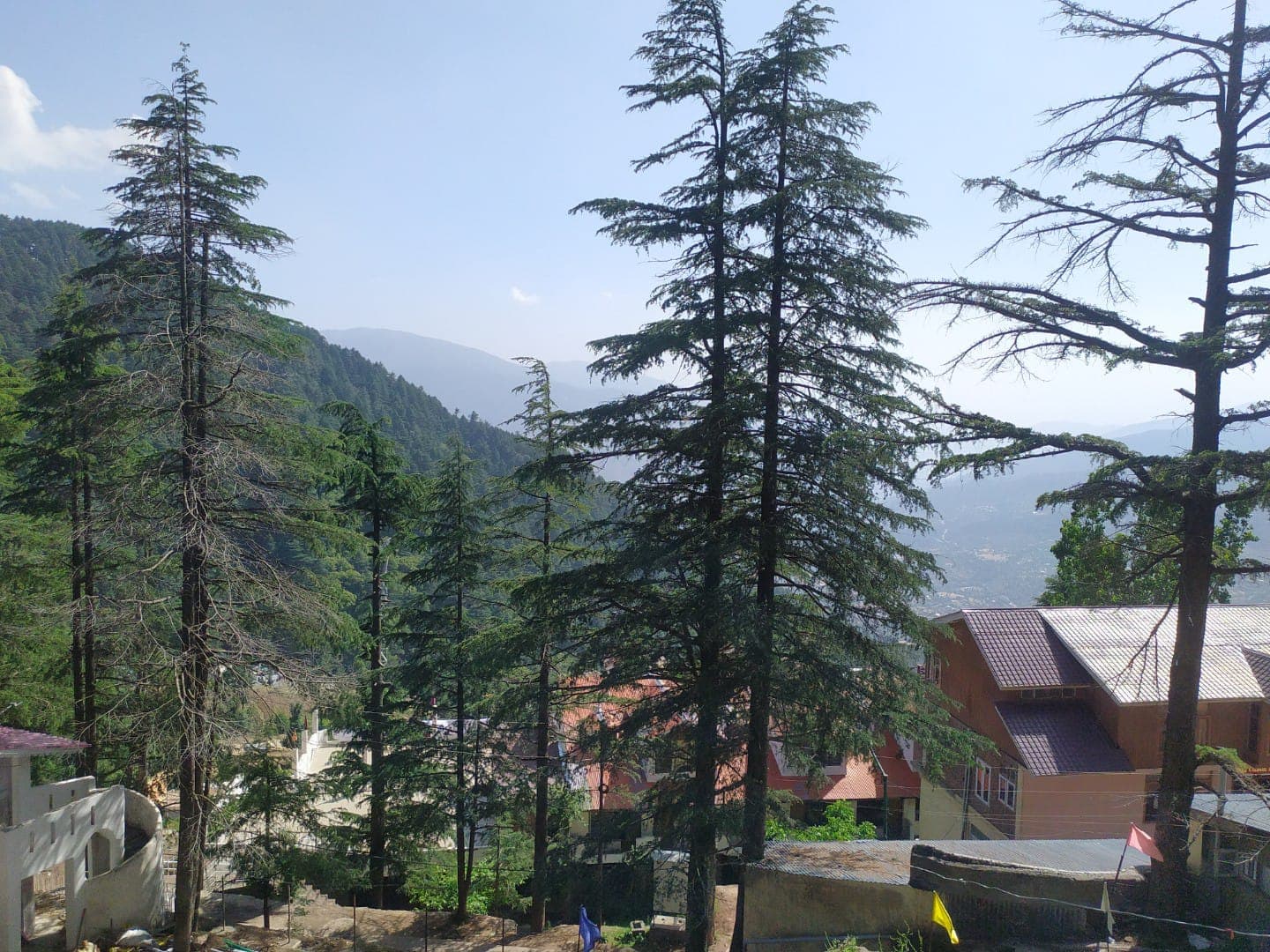Mountain valley view near Karan Resort
