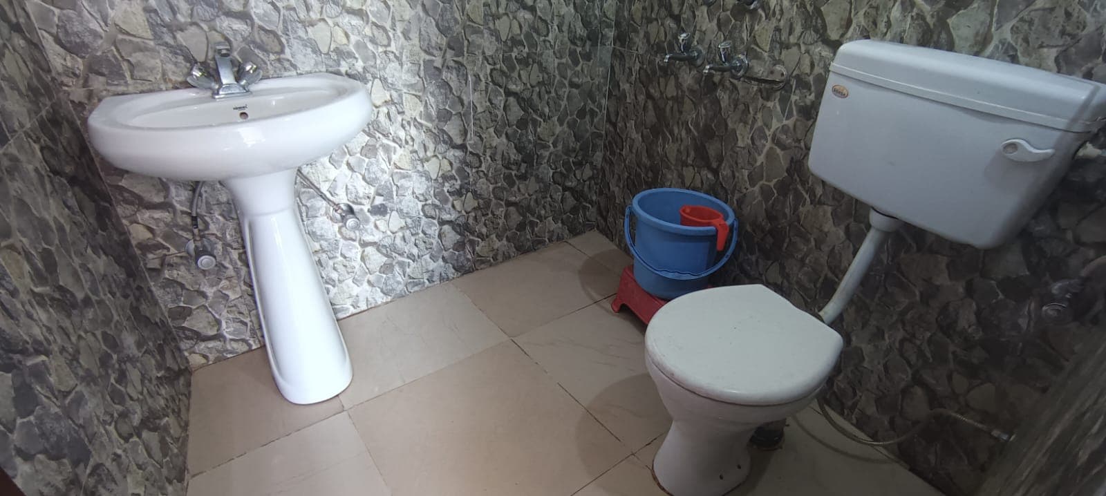 Modern attached bathroom